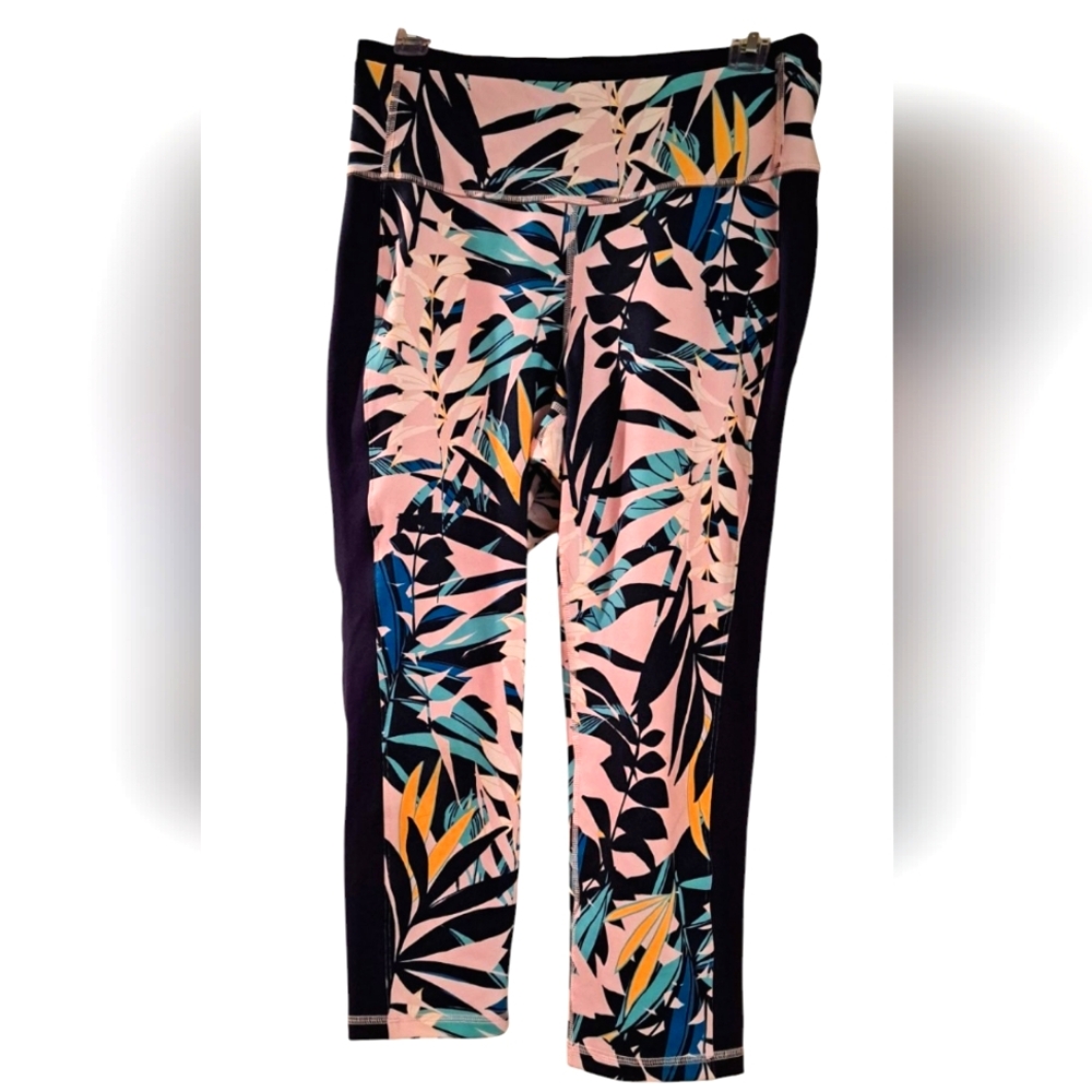 Old Navy Active Floral Print Leggings. Size L